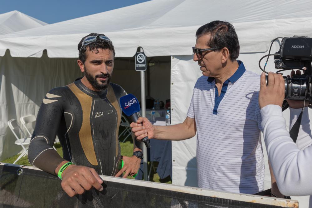 ناصر بن حمد في "الرجل الحديدي" بتكساس.. عين على الإنجاز