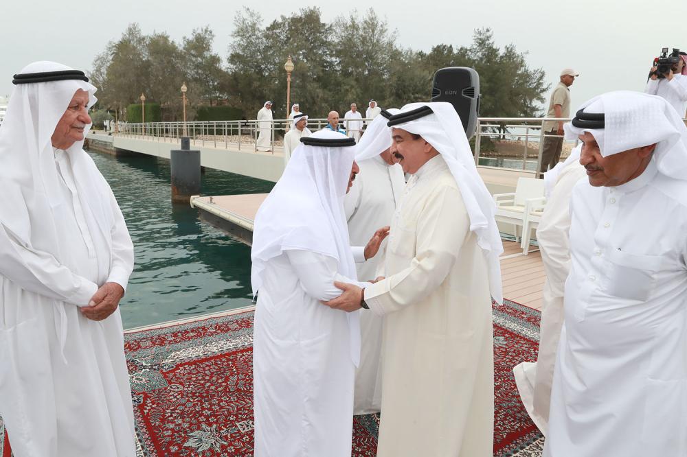 الملك يبارك إعادة بناء فرجان المحرق القديمة