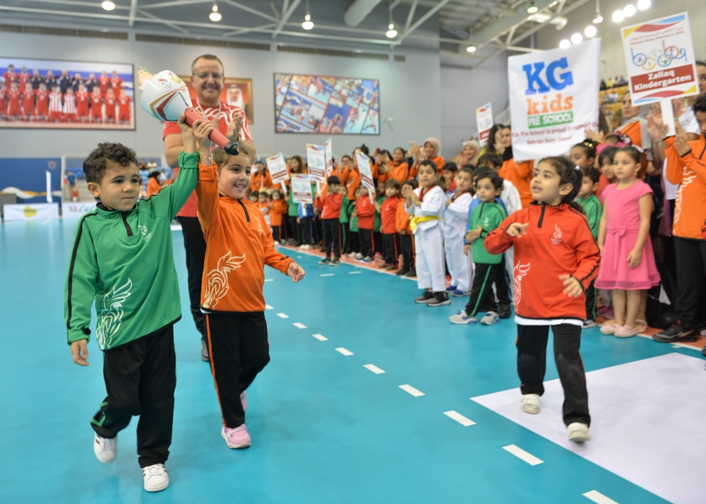 "الأولمبية" تدشن أكبر تجمع رياضي للأطفال على مستوى البحرين