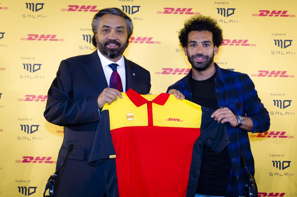 محمد صلاح سفيراً لعلامة "دي إتش إل إكسبريس" في المنطقة