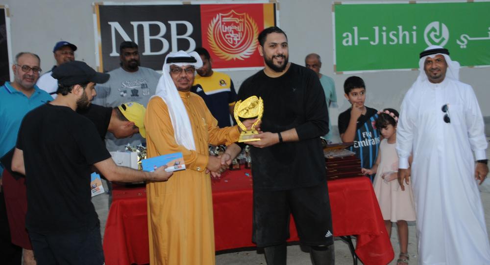 "البحرين الوطنى" بطلاً لدورة السقية الرمضانية للقدم