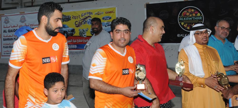 "البحرين الوطنى" بطلاً لدورة السقية الرمضانية للقدم