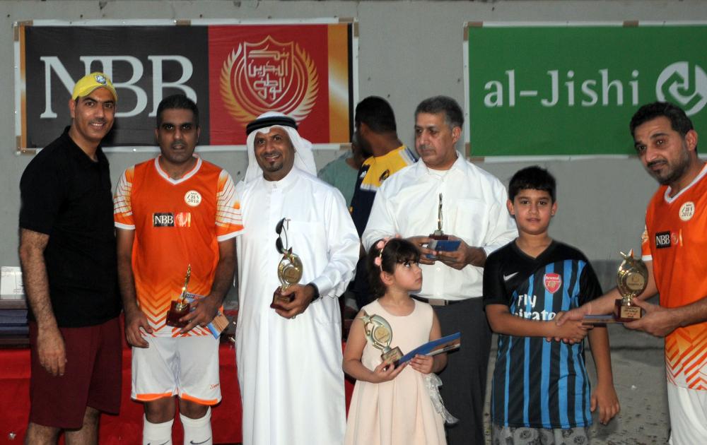 "البحرين الوطنى" بطلاً لدورة السقية الرمضانية للقدم