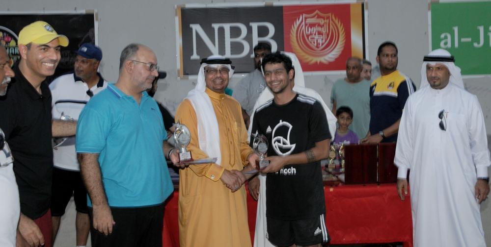 "البحرين الوطنى" بطلاً لدورة السقية الرمضانية للقدم