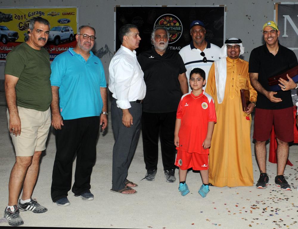 "البحرين الوطنى" بطلاً لدورة السقية الرمضانية للقدم