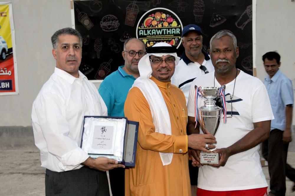 "البحرين الوطنى" بطلاً لدورة السقية الرمضانية للقدم