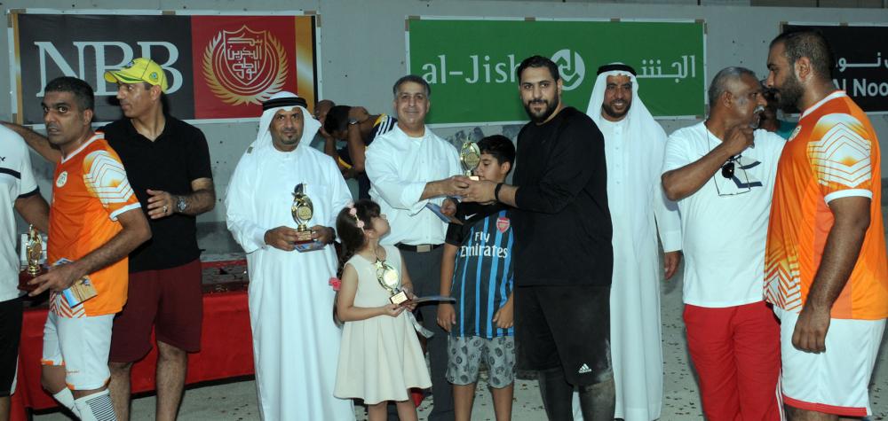 "البحرين الوطنى" بطلاً لدورة السقية الرمضانية للقدم