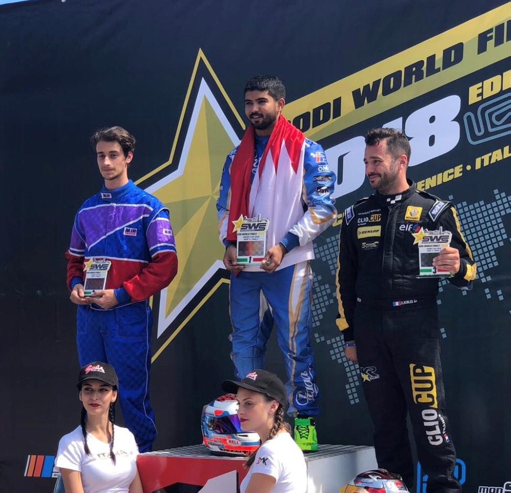 المعمري يتأهل إلى نهائي عالمية الكارتينغ بإيطاليا