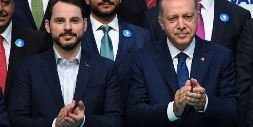 أردوغان يعين صهره وزيرا للمالية وانخفاض الليرة التركية