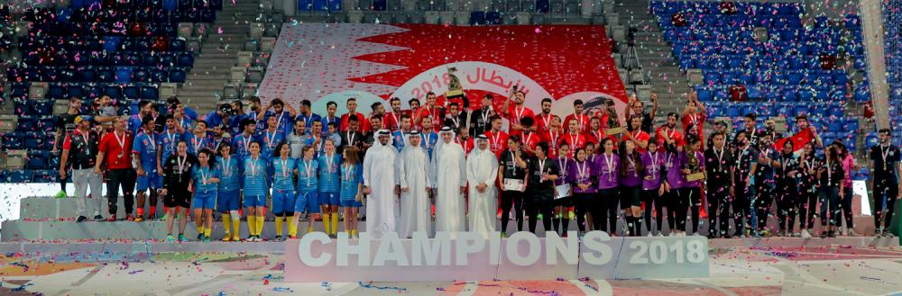 خالد بن حمد يُنيب وزير الشباب والرياضة لتتويج أبطال دوري سموه للفتيات والجاليات والأندية