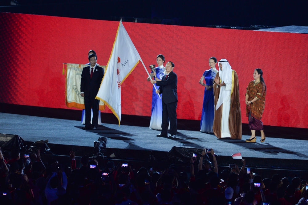 إندونيسيا تودع 16 ألف رياضي بدورة الألعاب الآسيوية