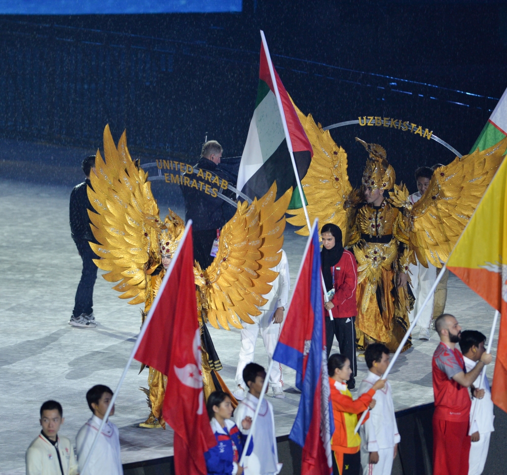 إندونيسيا تودع 16 ألف رياضي بدورة الألعاب الآسيوية