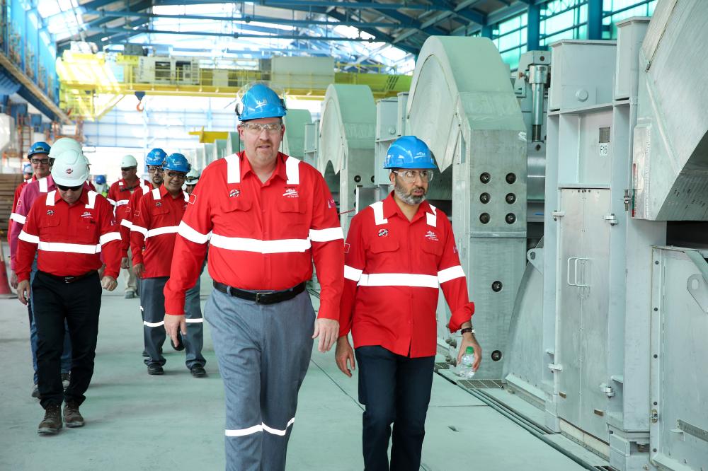 دعيج بن سلمان: إنتاج أول معدن منصهر 1 يناير المقبل