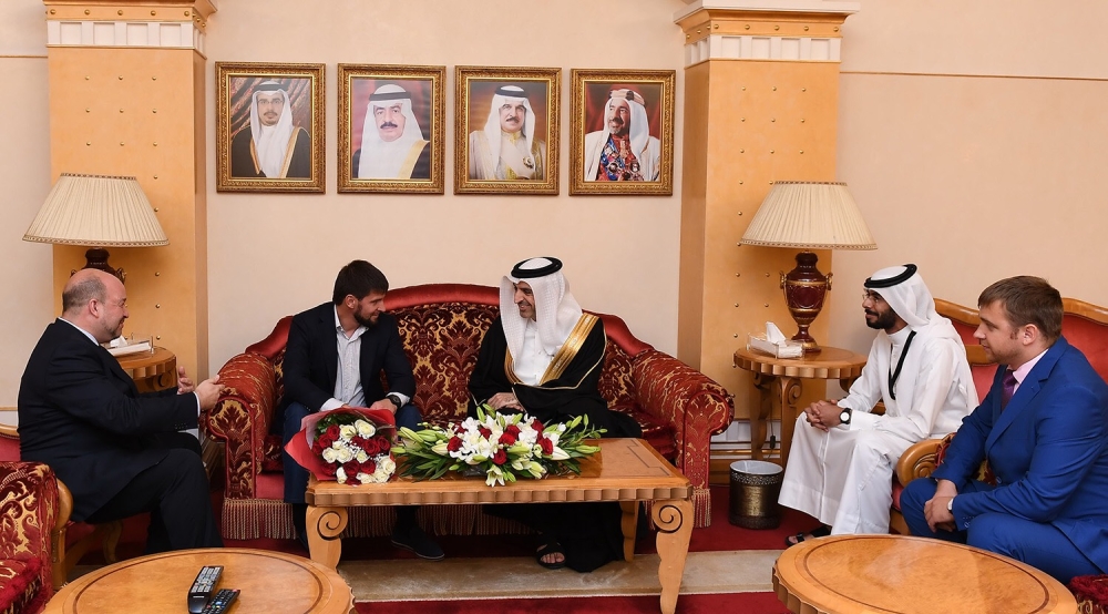 نائب الرئيس الشيشاني يصل البحرين لحضور افتتاح كأس العالم للطيران الحر