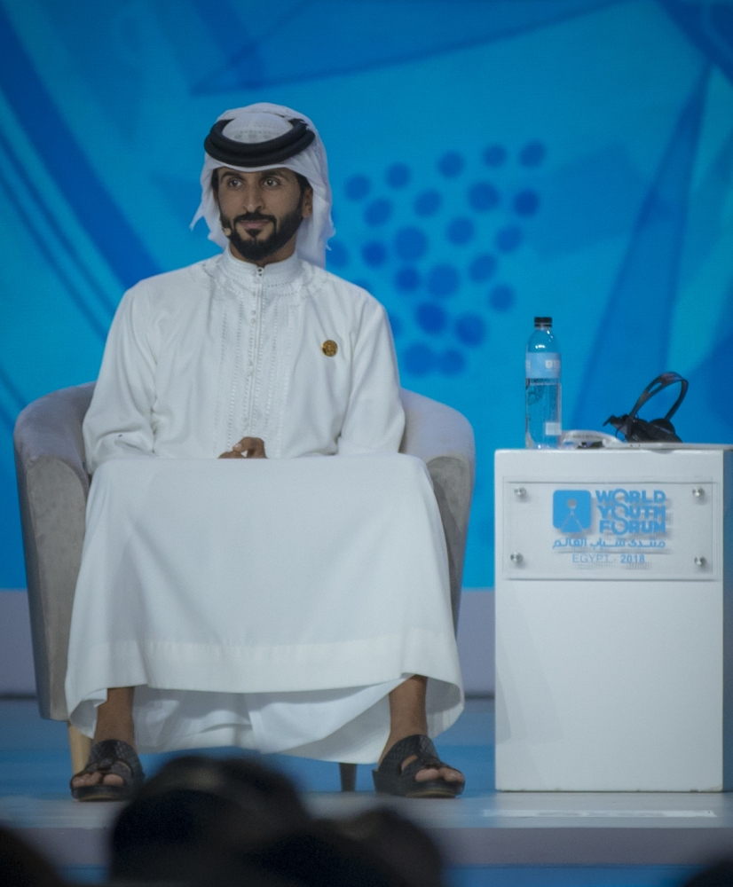 ناصر بن حمد بمنتدى شباب العالم: الأمن والرعاية الوطنية والأمل محاور أساسية لإدارة السلام