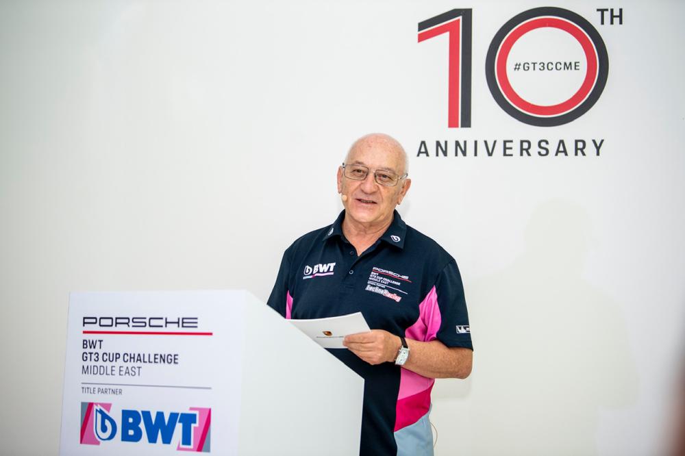 حلبة "دبي أوتودروم" تدشن الموسم العاشر من تحدي كأس بورشه بي دبليو تي جي تي 3 الشرق الأوسط