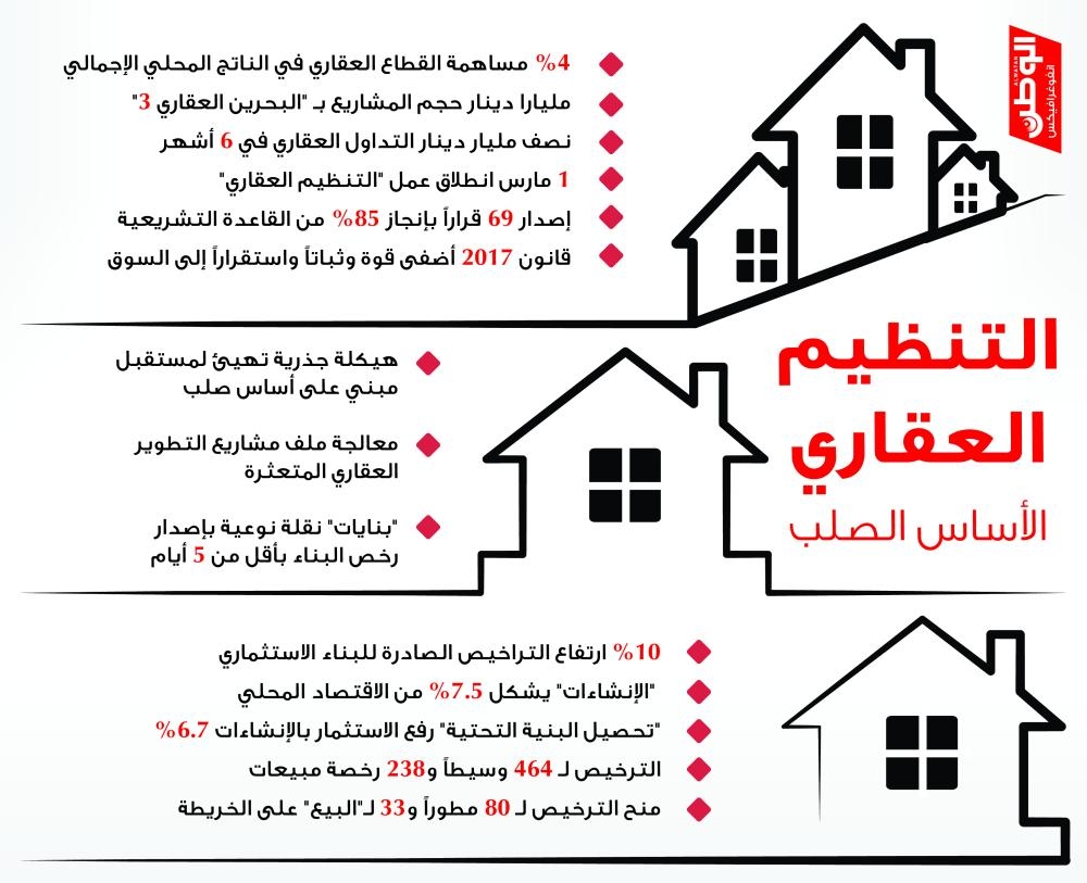 بالانفوغرافكس.. التنظيم العقاري.. الأساس الصلب