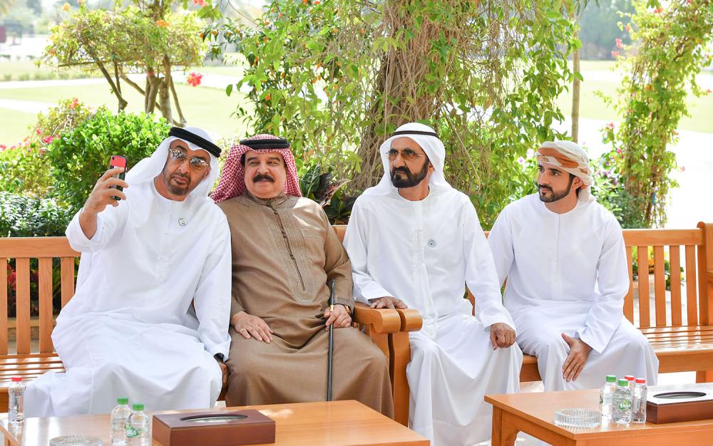 الملك: محمد بن راشد ومحمد بن زايد يعملان لإسعاد شعب الإمارات