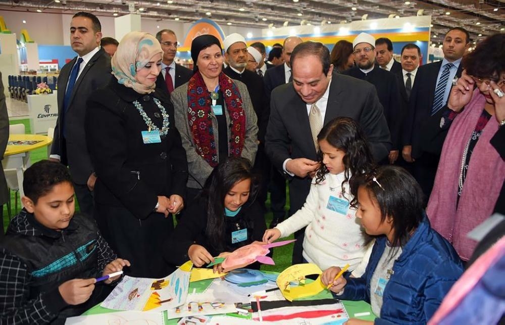 السيسي يفتتح "معرض القاهرة للكتاب".. واحتفاء بـ "اليوبيل الذهبي"