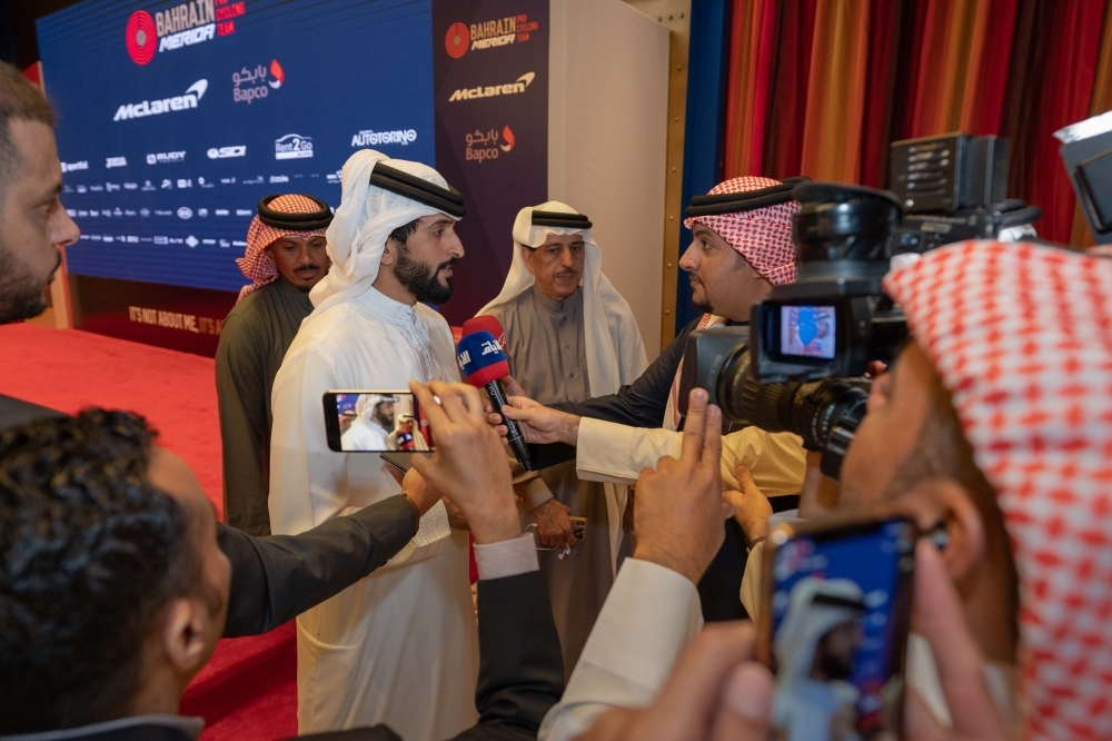 ناصر بن حمد: نفخر بإنجازات فريق البحرين ميريدا للدراجات الهوائية