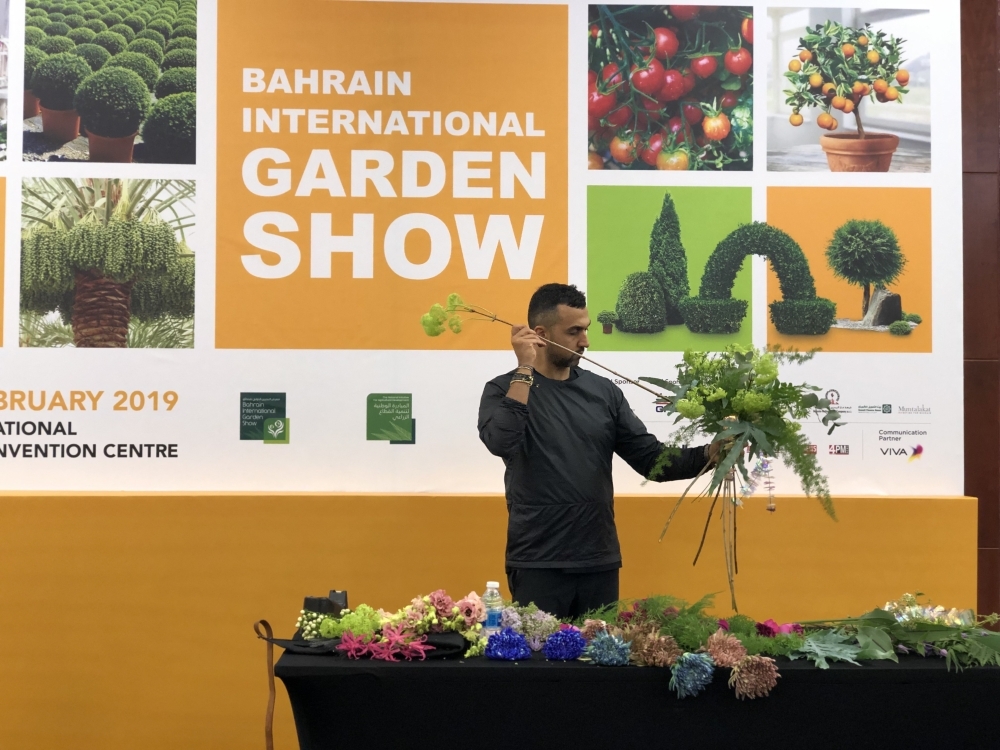 اختتام فعاليات دورات الزهور المقدمة من "لالابيلا" بمعرض الحدائق