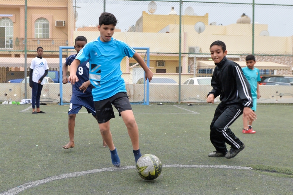 حملة "ملاعب الفرجان" تحط رحالها في ساحات أم الحصم