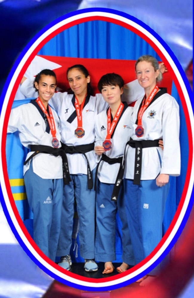 فجر البنعلي تحرز ذهبية بطولة الولايات المتحدة الأمريكية الدولية للتايكوندو