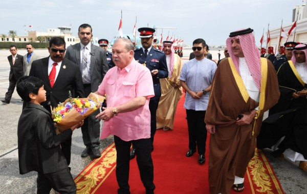 ​سلطان وحاكم ولاية إقليم جاهور دار التعظيم بماليزيا يصل البحرين لحضور الفورمولا