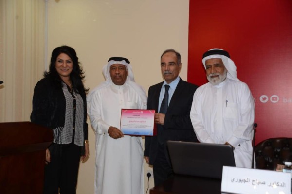 الجوري  يلقي محاضرة "الخاتون من خلال يومياتها" غيرترود بيل بـ"الأدباء والكتاب"