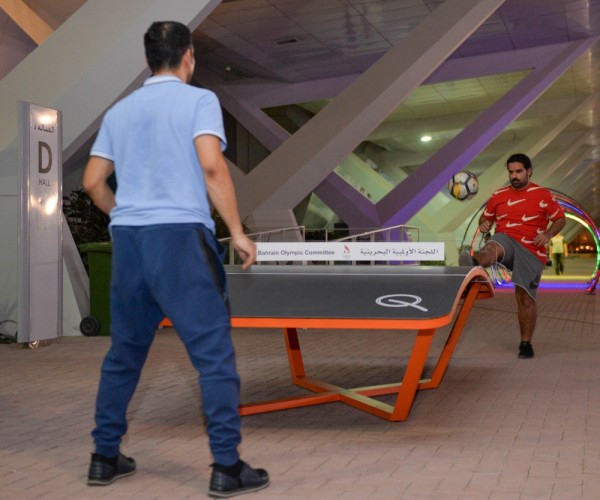 عروض "Teqball" بمهرجان ناصر بن حمد الرمضاني الشعبي