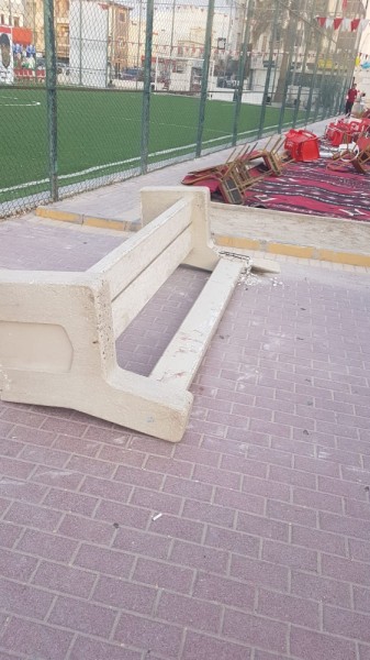 أعمال تخريب متعمدة في حديقة الكازينو