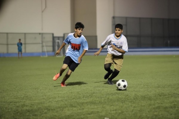 البلاد يتصدر ناشئي الهملة الكروية