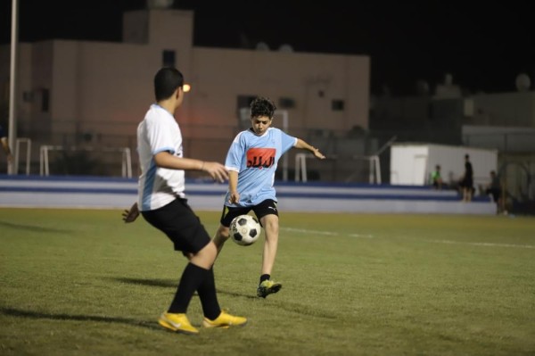 البلاد يتصدر ناشئي الهملة الكروية