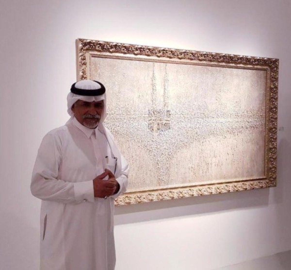 "الطواف حول الكعبة".. أغلى لوحة في المزاد الفني الخيري الأول بجدة