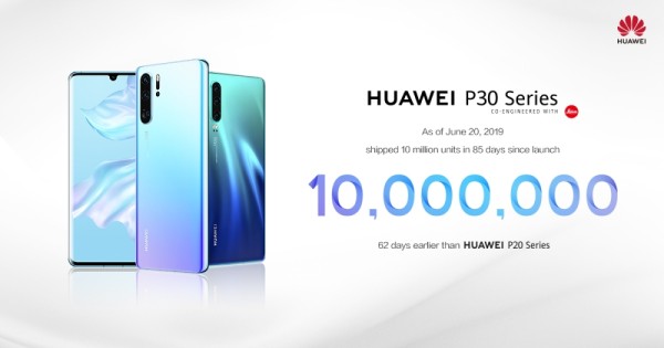 HUAWEI P30 يحطم الرقم القياسي للمبيعات بـ10 ملايين وحدة في 3 أشهر