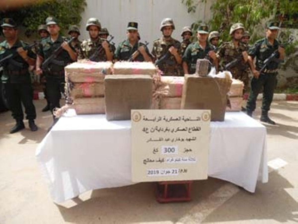 ضبط كميات قياسية من المخدرات في الجزائر