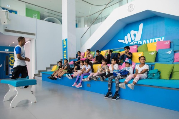 جرافيتي اندور سكاي دايفينغ تشارك مركز "Clever Play" برنامجه الصيفي