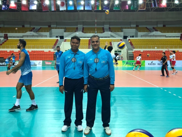 الحكم سويد يدير المواجهة الخامسة في نهائيات آسيوية الطائرة