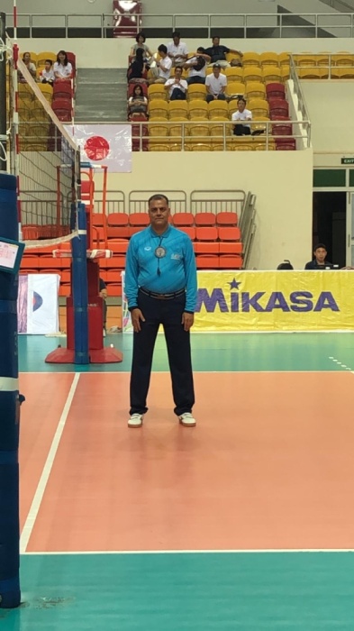 سويد يختتم مشاركته التحكيمية في آسيوية شباب الطائرة بمينمار