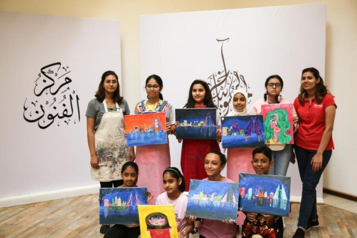 مركزالفنون يحتضن ورشة تقنيات الرسم بالأكريلك