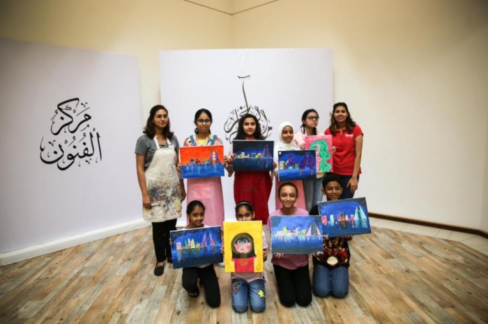 مركزالفنون يحتضن ورشة تقنيات الرسم بالأكريلك