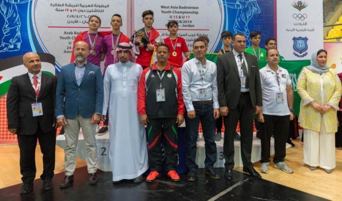 الأردن في صدارة البطولة العربية للناشئين للريشة الطائرة