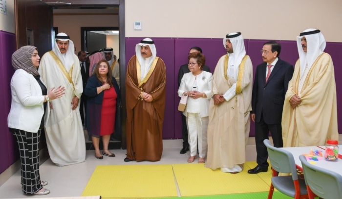 خليفة بن راشد يفتتح مدرسة أثينا الخاصة لتعليم ذوي الاحتياجات
