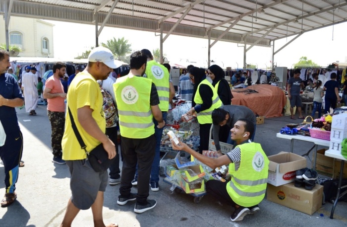 "نرويهم" حملة لإطفاء عطش مرتادي السوق الشعبي