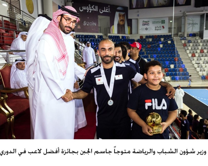 المؤيد يتوج فريق وزارة الداخلية بلقب دوري خالد بن حمد لكرة قدم الصالات