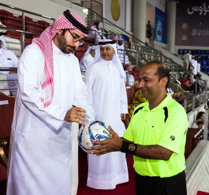 المؤيد يتوج فريق وزارة الداخلية بلقب دوري خالد بن حمد لكرة قدم الصالات