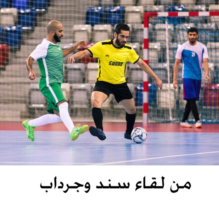 سند يواصل التألق.. وبوري يتأهل بصعوبة في دوري خالد بن حمد للصالات