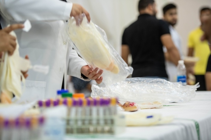 "زين العابدين للتبرع بالدم" تحصد 450 كيس دم خلال 6 ساعات