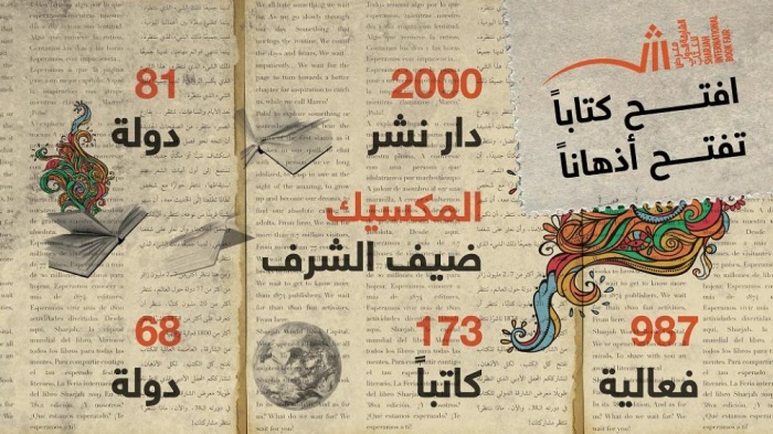 حاصدو "نوبل" و"الأوسكار" و"البوكر" يلتقون في الدورة الـ 38 من معرض الشارقة الدولي