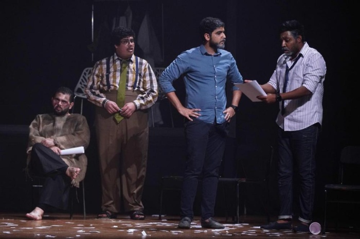 "مسرحنا الذي" لنادي الحالة يلقى تفاعلاً كبيراً بمهرجان خالد بن حمد للمسرح الشبابي